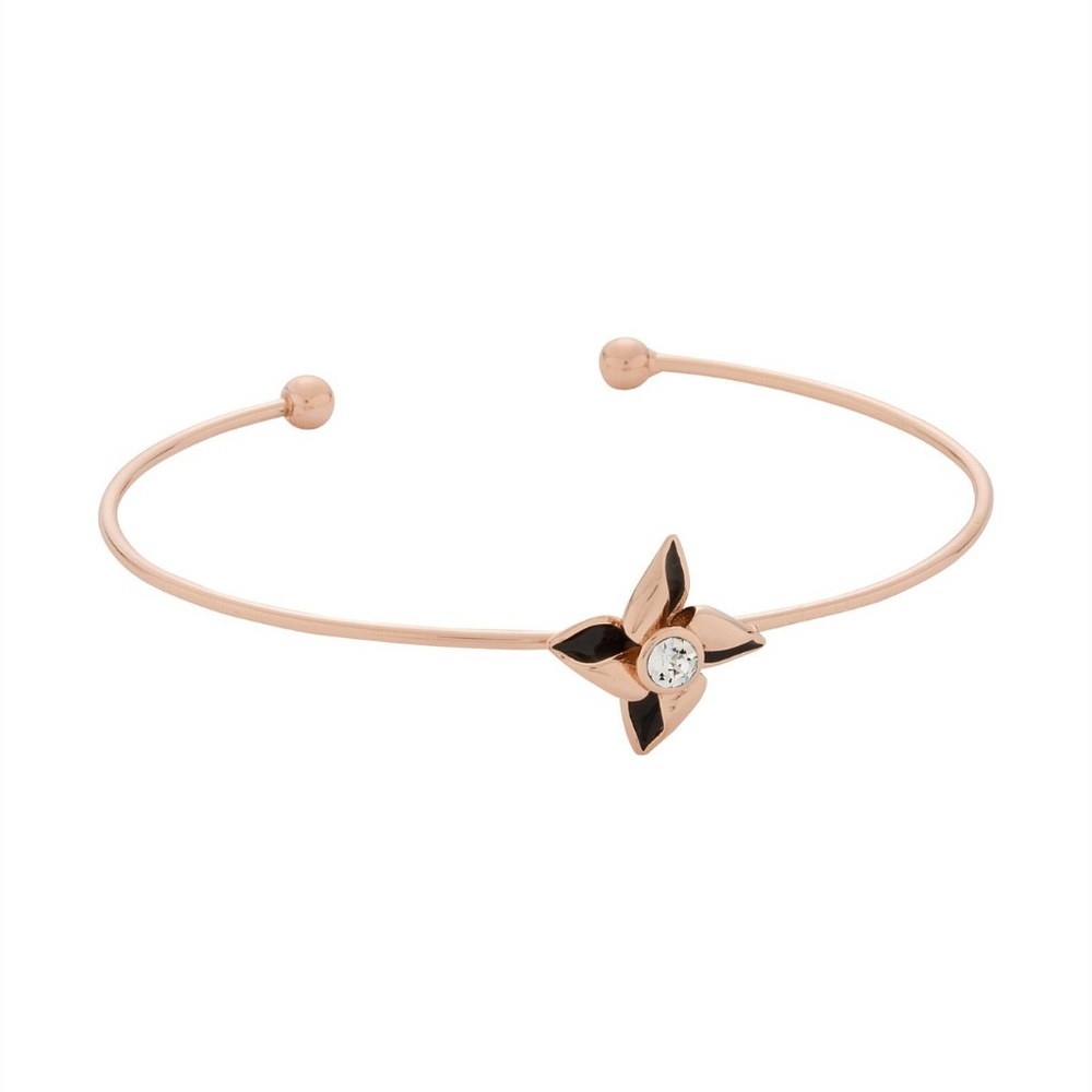 TED BAKER Rose Gold Keeva Enamel Breeze Cuff